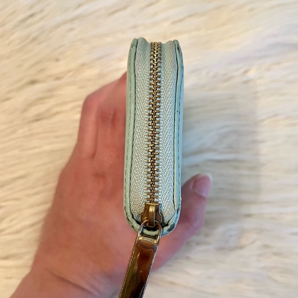 Tory Burch Saffiano Leather Robinson Zip Coin Case/Card/Key Holder - Picture 7 of 9